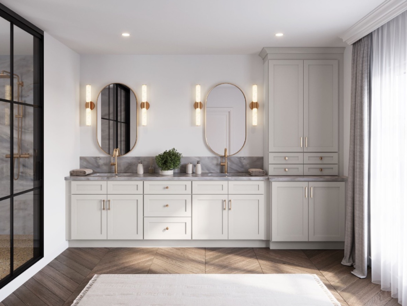 Custom bathroom design by Create More Space