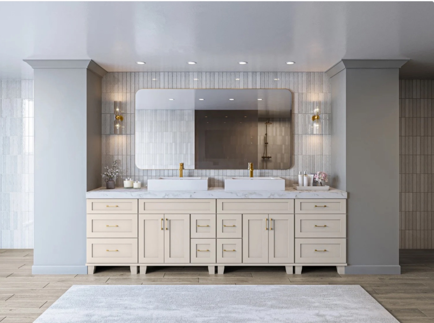 Custom bathroom design by Create More Space